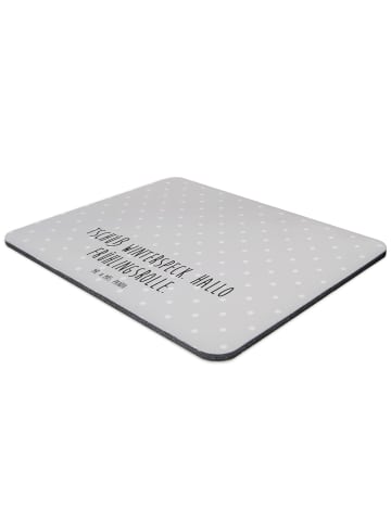 Mr. & Mrs. Panda pc mauspad Otter Bauch mit Spruch in Grau Pastell