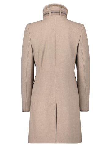 Gil Bret Wollmantel mit Stehkragen in Walnut Melange