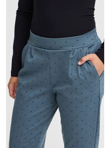 ICHI IHKATE PRINT PA25 regular fit in Blue Mirage Flock Dot