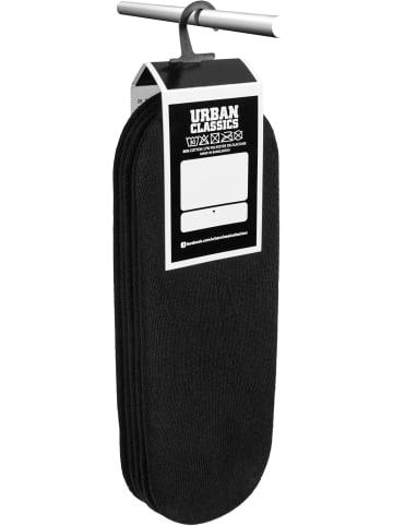 Urban Classics Urban Classics Unisex Invisible Socks 5-Pack in black