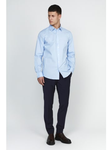 Matinique Langarm - Hemd Robo Slim fit in Chambrey Blue