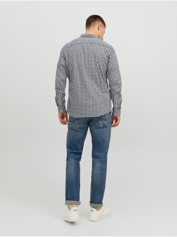 Jack & Jones Hemd Slim Fit JJEGINGHAM in Weiß