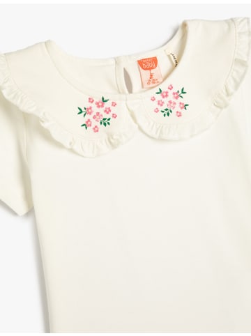 KOTON T-shirt in Ekru