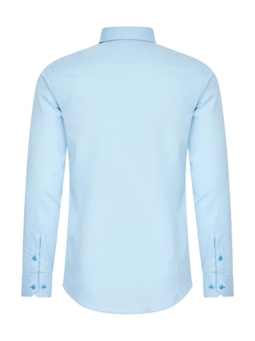 Rusty Neal Pastell Hemd S - 6XL Slim Fit Cotton-Stretch in Aqua