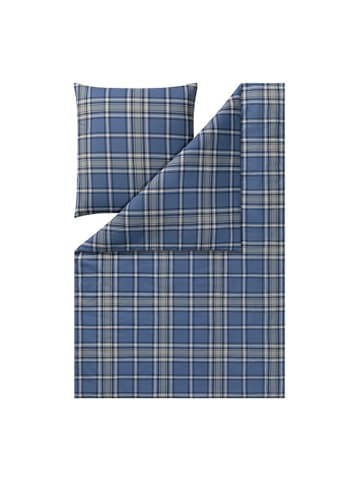 Estella Bettwäsche Kuschelflanell Quirin in blau