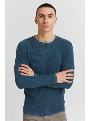INDICODE Strickpullover IDKarpo 30412MM Herren Feinstrickpullover in Blau