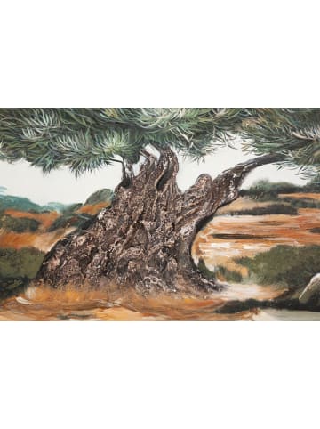 Mauro Ferretti Gemälde auf Leinwand mit Reliefapplikationen, 120 x 3,8 x 80 cm
