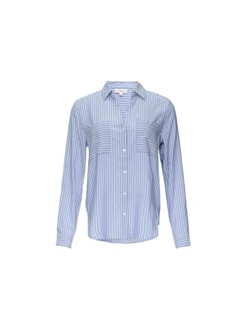 S.OLIVER RED LABEL Langarmbluse in Blau
