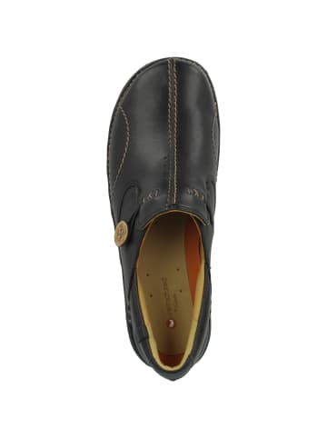 Clarks Slipper Un Loop in schwarz