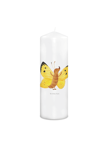 Mr. & Mrs. Panda Kerze Schmetterling Zitronenfalter ohne Spruch in Weiß