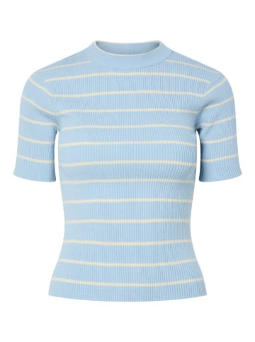 Pieces Strickoberteil in Cashmere Blue