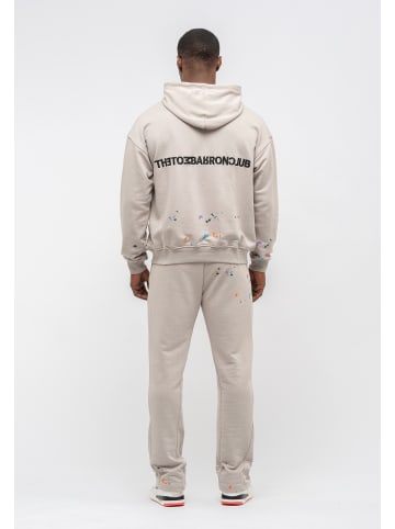 Tom Barron Jogginganzug Jogging Set Splash Print Design in GRAU