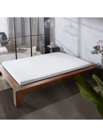 Erwin Müller Mako-Satin Spannbettlaken Landshut in weiß - kochfest