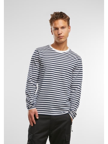 Brandit Brandit Longsleeves in navy/white