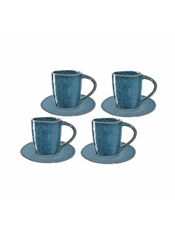 LEONARDO 8er Set Espressotassen Matera in Blau