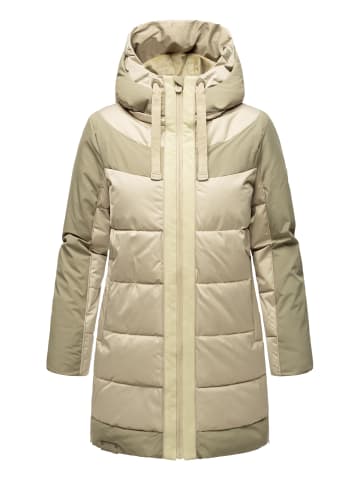 Navahoo Steppjacke Samtkätzchen in Pebble Grey