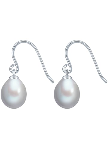 Valero Pearls Perlen-Ohrhänger aus Sterling Silber mit Süßwasser-Zuchtperle in silber