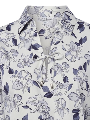 Marie Lund Blusenshirt in ecru marine - 0008