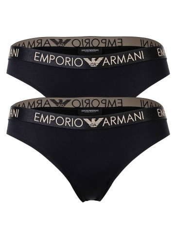 Emporio Armani Slip 2er Pack in Schwarz