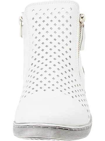 Esgano Stiefeletten für Damen in weiß