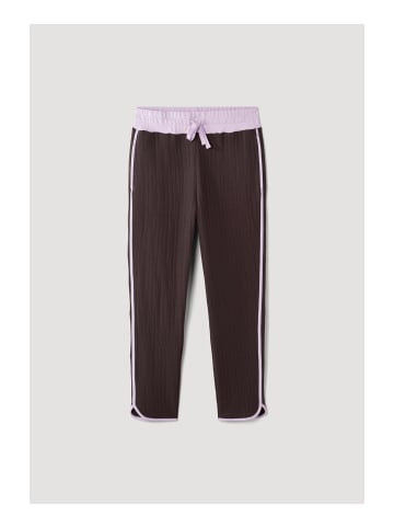 Hessnatur Jersey-Hose in mahagoni