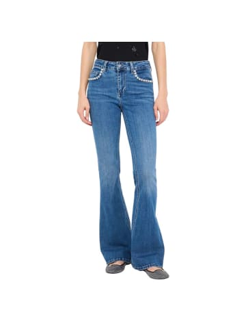 Liu Jo Blau Baumwolle Bootcut-Jeans
