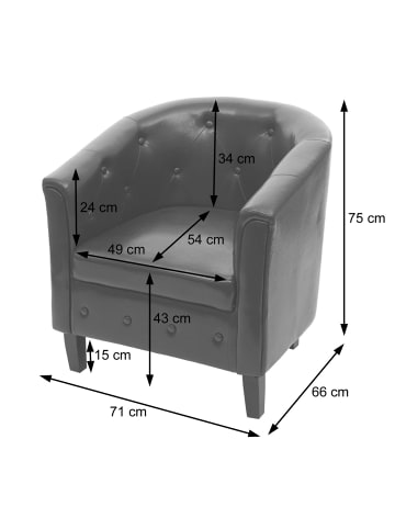 MCW Loungesessel Stafford, Weiß