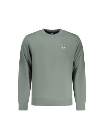 North Sails Grün Baumwolle Herren Sweatshirt