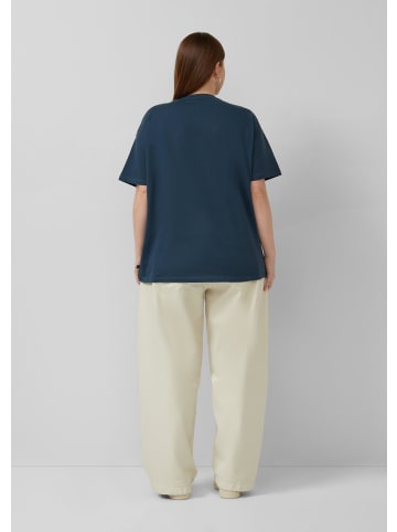 QS T-Shirt in 58D0_tiefblau