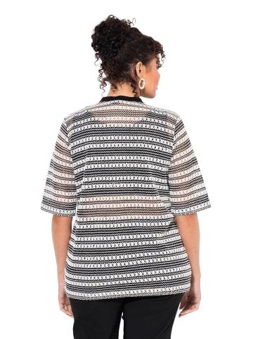 Ulla Popken Sweatshirt in schwarz