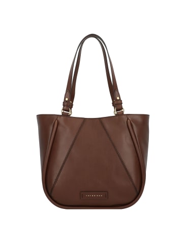 The Bridge Brigida Schultertasche Leder 33 cm in marrone