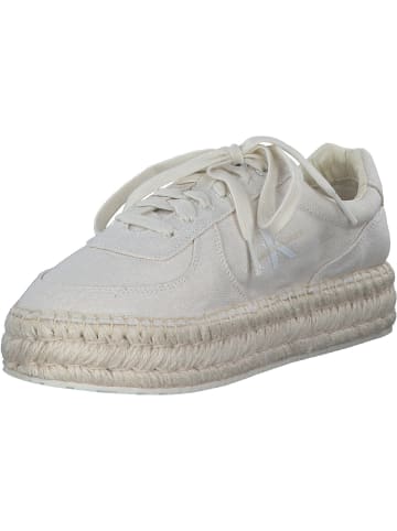 Calvin Klein Schnürschuhe in creamy white/bright white