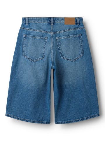 TWO SOON Jeansshorts in Medium Blue Denim