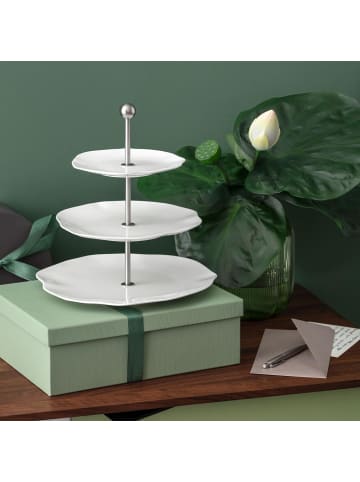 Villeroy & Boch Etagère Pura 26 cm weiß in weiß