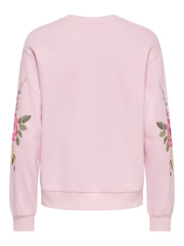 JDY Sweatshirt in Parfait Pink