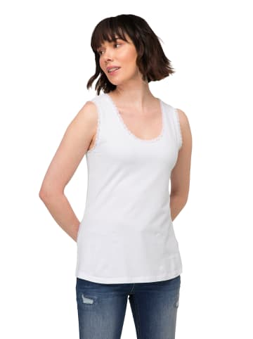 LAURASØN Strick-Top in schneeweiß