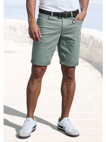 John Devin Jeansshorts in grün