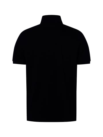 Andrew James Poloshirt in marine weiß