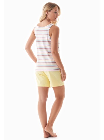 Organication Nachtwäsche "STEELLA" in Gelb/Mehrfarbig