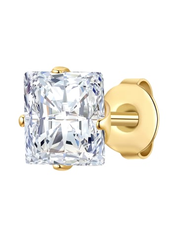 True Rebels Ohrstecker Edelstahl gelbgold Zirkonia weiß in gelbgold