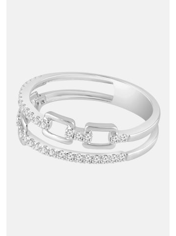 Diamant Exquis Ring aus 375 Weißgold mit Diamant