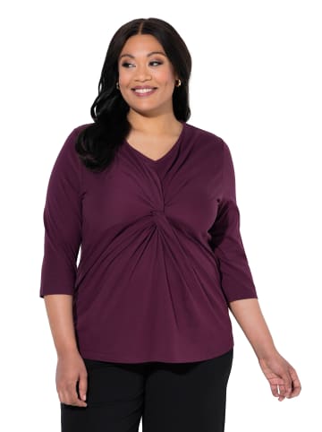 Ulla Popken Longshirt in nougatbraun