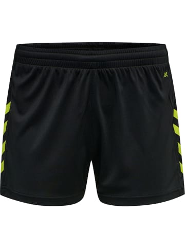 Hummel Hummel Kurze Hose Hmlcore Multisport Damen Atmungsaktiv Schnelltrocknend in BLACK/LIME POPSICLE