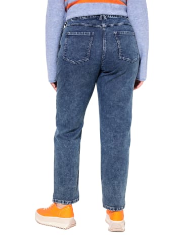 Ulla Popken Jeans in dark blue denim