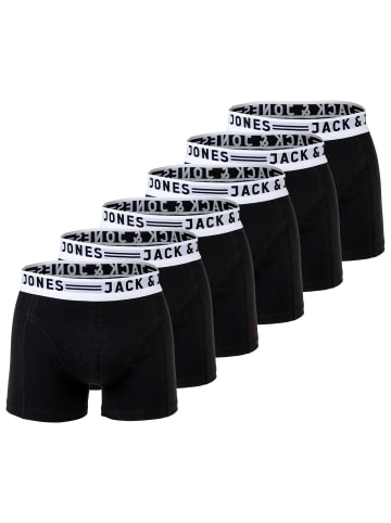 Jack & Jones Boxershort 6er Pack in Schwarz/Weiß