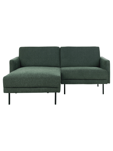 Beliani Ecksofa BREDA in Grün/Schwarz - (W) 192 x (H) 85 x (L) 155 cm