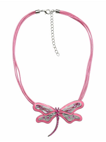 collezione alessandro Kurze Kette " Dragonfly " in rosa