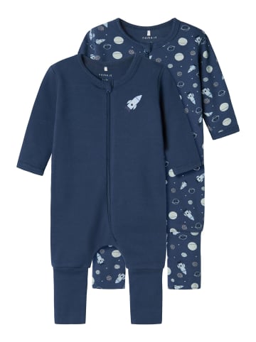 name it 2er-Pack Schlafanzug in Dark Denim