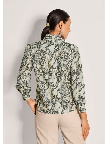 MADELEINE Elegante Bluse mit Animal-Print in schwarz / beige / multicolor