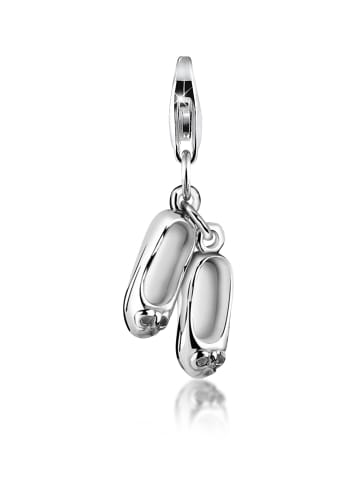 Nenalina Charm 925 Sterling Silber Ballerina in Silber